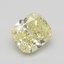 1.50 Ct. Fancy Yellow Cushion Diamond