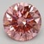 3.07 Ct. Fancy Vivid Pink Round Lab Grown Diamond