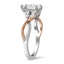 Mixed Metal Willow Diamond Ring, smallside view