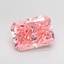 2.50 Ct. Fancy Vivid  Pink Radiant Lab Grown Diamond