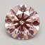 2.50 Ct. Fancy Intense Pink Round Lab Grown Diamond
