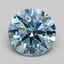 1.32 Ct. Fancy Intense Blue Round Lab Grown Diamond