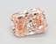 3.02 Ct. Fancy Intense Orangy Pink Radiant Lab Grown Diamond