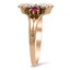 The Darina Ring, smalltop view on a hand