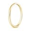 18K Yellow Gold 1.5mm Slim Profile Wedding Ring, smallside view