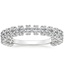 18K White Gold Effervescence Diamond Ring, smalltop view