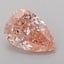 1.57 Ct. Fancy Vivid Pink Pear Lab Grown Diamond