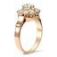 The Iola Ring, smalltop view on a hand
