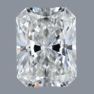 Radiant diamond — real photo