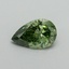 1.01 Ct. Fancy Vivid Green Pear Lab Grown Diamond