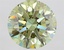 2.70 Ct. Fancy Vivid  Green Round Lab Grown Diamond