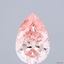 2.00 Ct. Fancy Intense Pink Pear Lab Grown Diamond