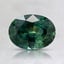 7.4x5.6mm Green Oval Montana Sapphire
