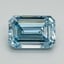 7.86 Ct. Fancy Intense Blue Emerald Lab Grown Diamond