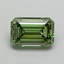 6.09 Ct. Fancy Vivid Pacific Green Emerald Lab Grown Diamond