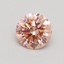 0.88 Ct. Fancy Intense Pink Round Lab Grown Diamond