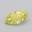 1.28 Ct. Fancy Vivid Yellow Marquise Lab Grown Diamond