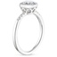 18K White Gold Imogen Diamond Ring, smallside view