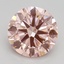 2.50 Ct. Fancy Intense Pink Round Lab Grown Diamond