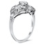 The Lidiya Ring, smalltop view on a hand