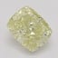 0.52 Ct. Fancy Light Yellow Cushion Diamond