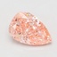 4.06 Ct. Fancy Vivid Pink Pear Lab Grown Diamond
