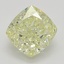 1.25 Ct. Fancy Light Yellow Cushion Diamond