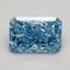 1.64 Ct. Fancy Vivid Blue Radiant Lab Grown Diamond