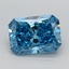 1.90 Ct. Fancy Vivid Blue Radiant Lab Grown Diamond