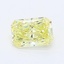 0.32 Ct. Fancy Yellow Radiant Lab Grown Diamond