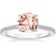 Platinum Demi Half Coverage Diamond Ring (1/5 ct. tw.), smalltop view