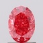 1.06 Ct. Fancy Vivid Pink Oval Lab Grown Diamond