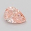 0.57 Ct. Fancy Vivid Pink Pear Lab Grown Diamond