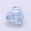1.30 Ct. Fancy Intense Blue Heart Lab Grown Diamond