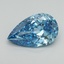 5.27 Ct. Fancy Vivid Blue Pear Lab Grown Diamond