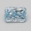 1.42 Ct. Fancy Vivid Blue Radiant Lab Grown Diamond