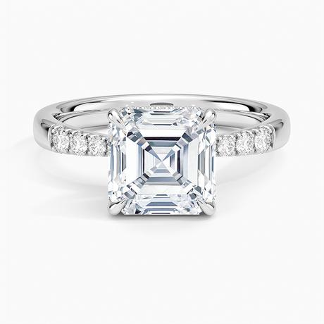 Bella Hidden Halo Diamond Ring