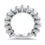 Emerald Cut Diamond Wedding Band, smallside view