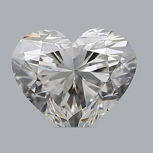Heart diamond — real photo