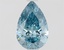 1.00 Ct. Fancy Vivid  Blue Pear Lab Grown Diamond