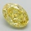 7.70 Ct. Fancy Intense Yellow Oval Lab Grown Diamond