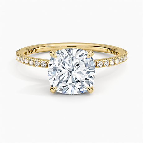18K Yellow Gold Perfect Fit Three-Quarter Diamond Ring (1/4 ct. tw.)