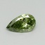 0.31 Ct. Fancy Vivid Green Pear Lab Grown Diamond
