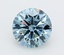 1.17 Ct. Fancy Vivid  Blue Round Lab Grown Diamond