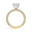 Mixed Metal Hidden Accents Diamond Ring, smallview