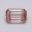 1.04 Ct. Fancy Pink Emerald Lab Grown Diamond