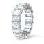 Emerald Cut Diamond Eternity Ring, smallview