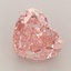 3.11 Ct. Fancy Vivid  Pink Heart Lab Grown Diamond