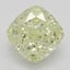 0.73 Ct. Fancy Light Yellow Cushion Diamond