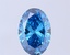 1.54 Ct. Fancy Vivid Blue Oval Lab Grown Diamond